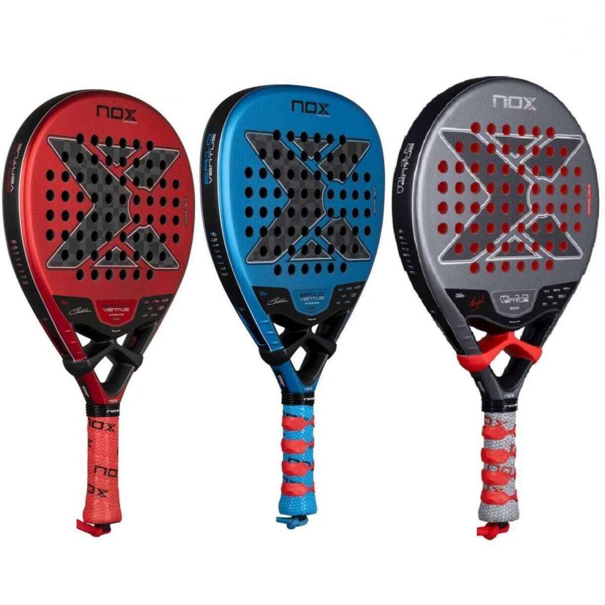 Multi-Piece Tennis Racket Matching Kits NOX At10 Ml10 Ea10 3K 12K 18K Carbon Fiber Beach full * graphite professional tournament racquets Tennis Pad