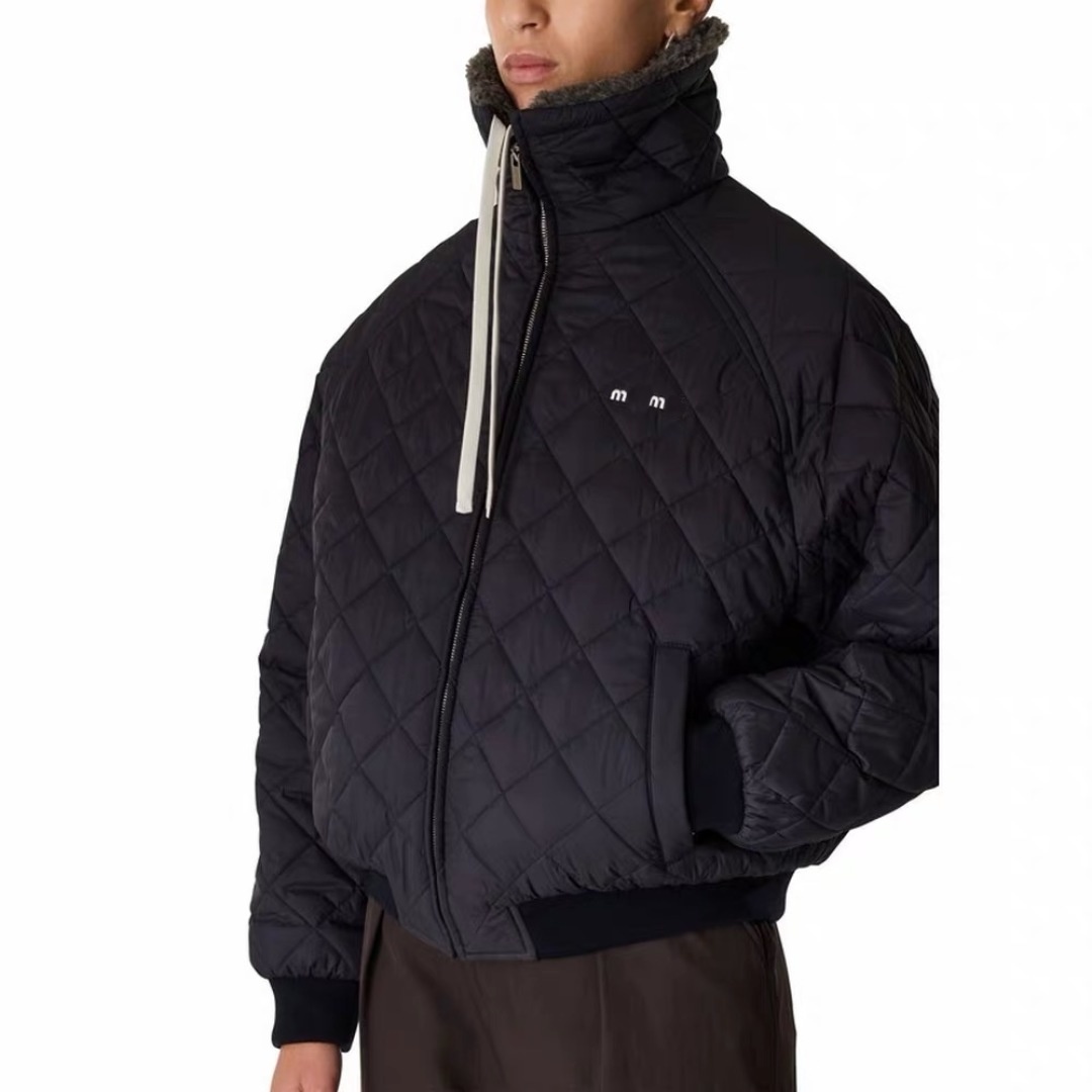 Autumn Winter Women's Fleece-Lined Cotton Coat Jacket Genet Urban Women Rhombus size 36-38-40 MC062073-97