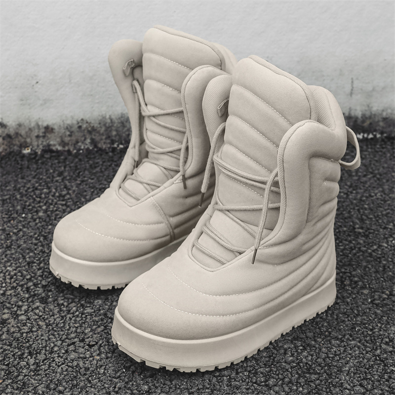 foreign trade 2026 new model niche high-top sneakers, plaster trendy casual men's shoes, one-piece drop shipping Y12