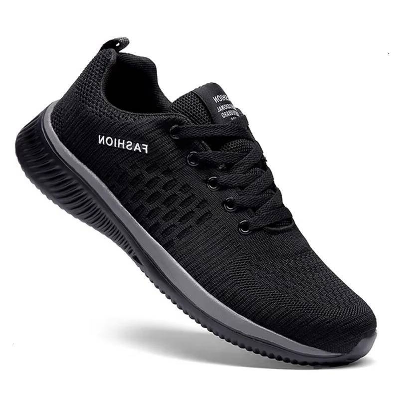 Light Sneakers Breathable Mesh Casual Men Summer Sport Shoes For Running Plus Size 39-47 Walking Footwear