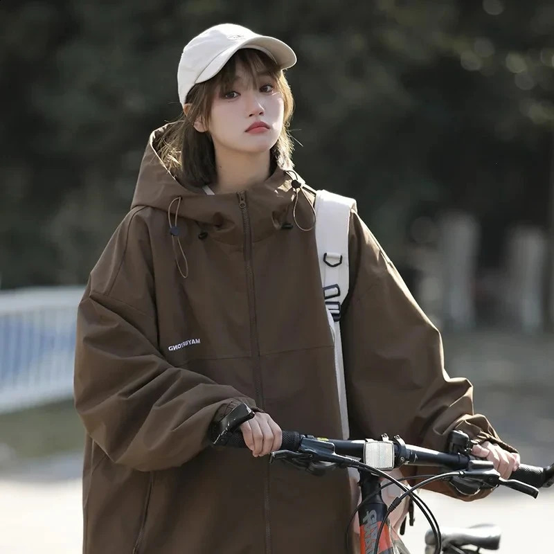 2026 Japanese Baseball Windbreaker Jackets Women Long Sleeve Outerwear Coat Women High Street Harajuku Fashion Bomber Jacket 261015