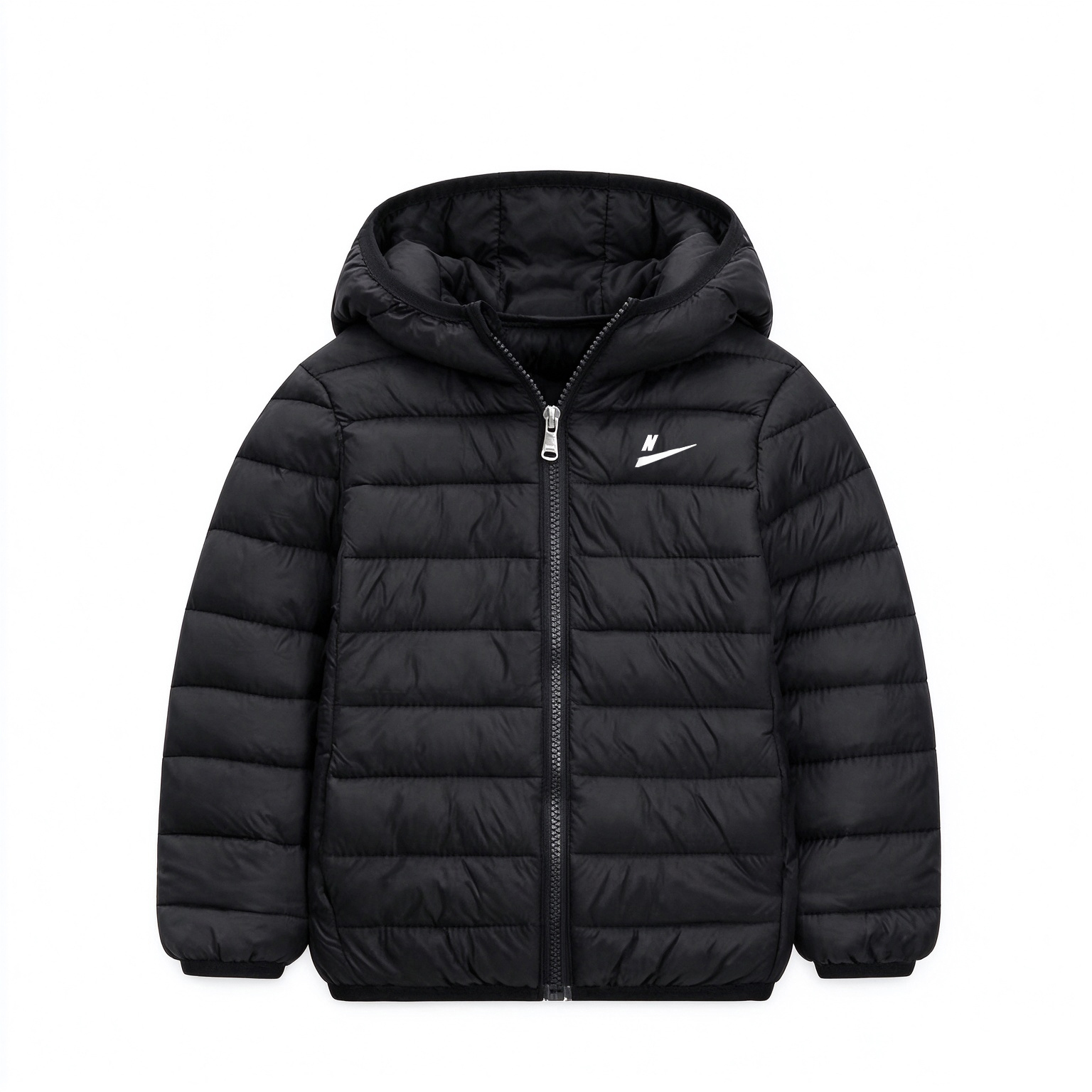 Hooded Kids Down Coat Winter Zipper Puffer Outerwear Thick Warm Children Jacket for Boys Girls 110-150CM
