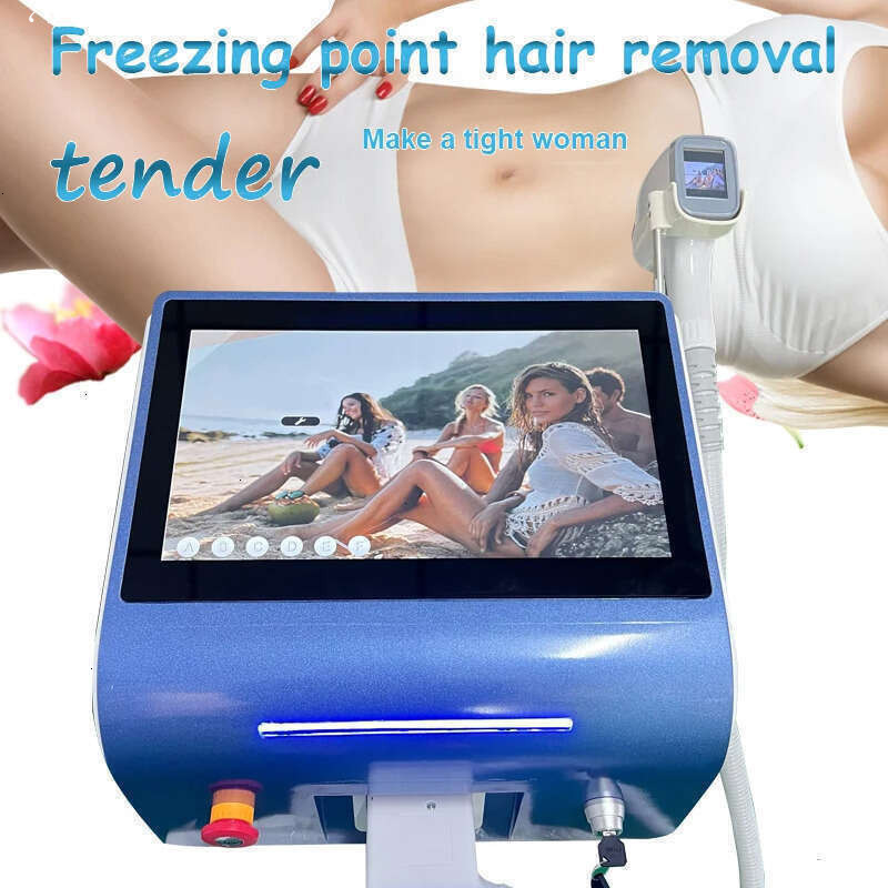 808 Diode Laser Pain-Free Hair Remover Ice Point System Skin Cooling Depilation Handle Power 1200W Hair Remove Skin Rejuvenation Device For All Skin