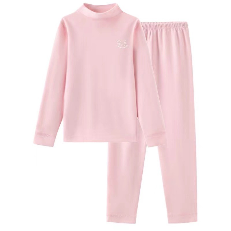 Winter and Spring Children's Warmth-Increasing Underwear Set - Thickened and Expanded Sizes for Middle-Size Children - Autumn Clothes and Pants