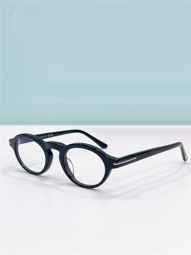 New fashion design vintage round optical glasses 1332 acetate frame classic shape simple and popular style versatile eyewear can be preion clear len