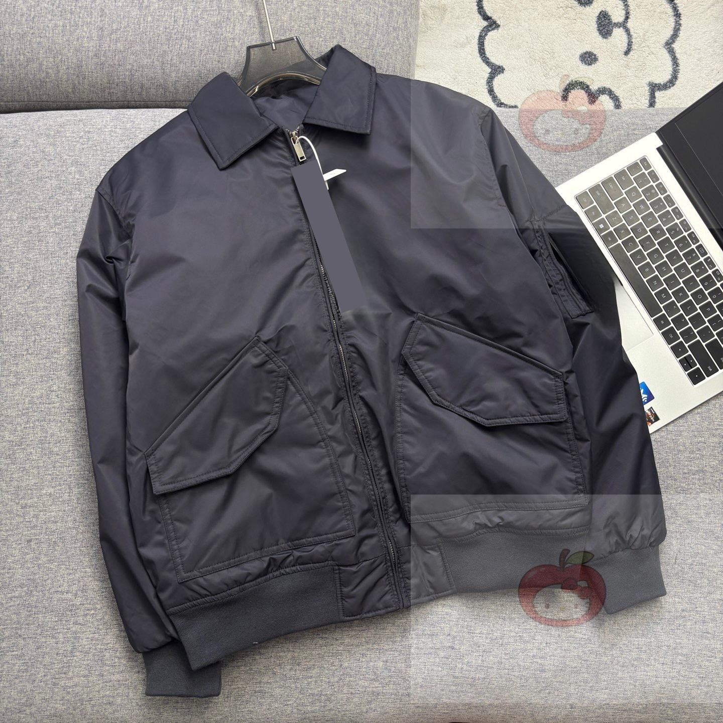 Men Collared Outerwear Japanese Style Workwear Pilot Baseball Jacket Amekaji Retro Jacket Daily Outdoor Wear