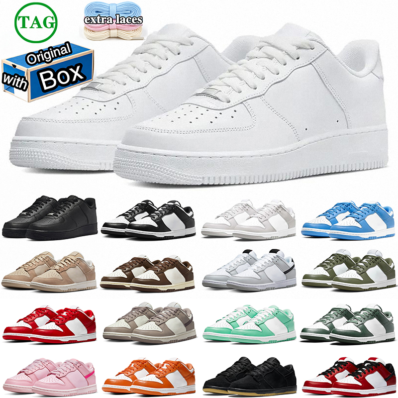 with box designer running shoes for mens womens White black Grey bule Low Trendy Board Shoes Lightweight sports trainers sneakers