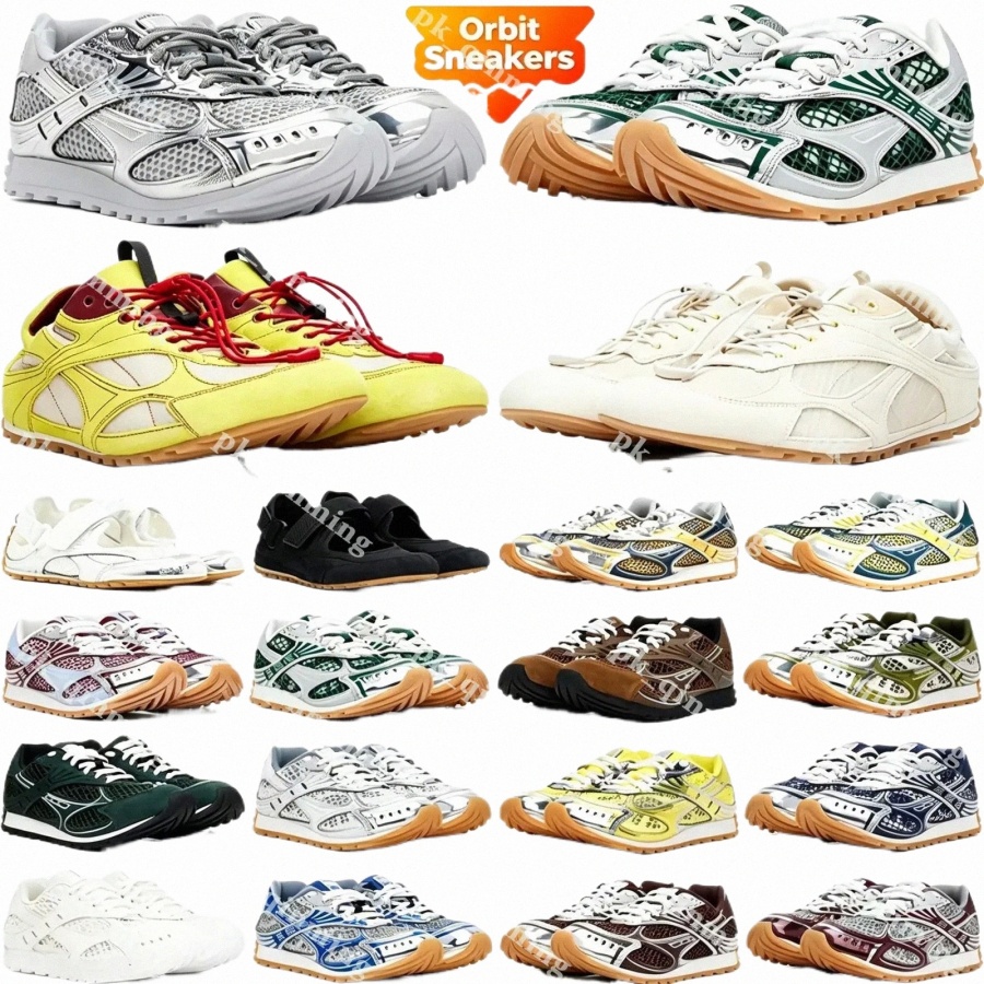 top Quality Designer Shoes Designer Orbit Running Shoe Sneaker Man Womens Luxury Trainers Leather Mesh Sneakers Nylon Fabric Sneakers Shoes m0QB#