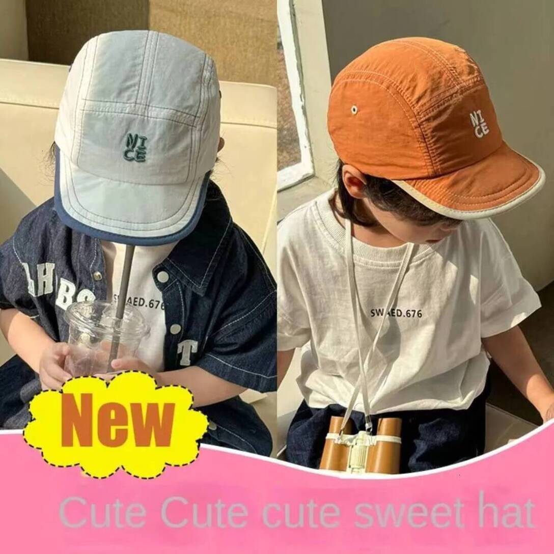 Kids Hats Kids Hair Girls Accessories Fashion Quick Dry Baseball baby Peaked Cap Letter Embroidered Sun Hat Childr