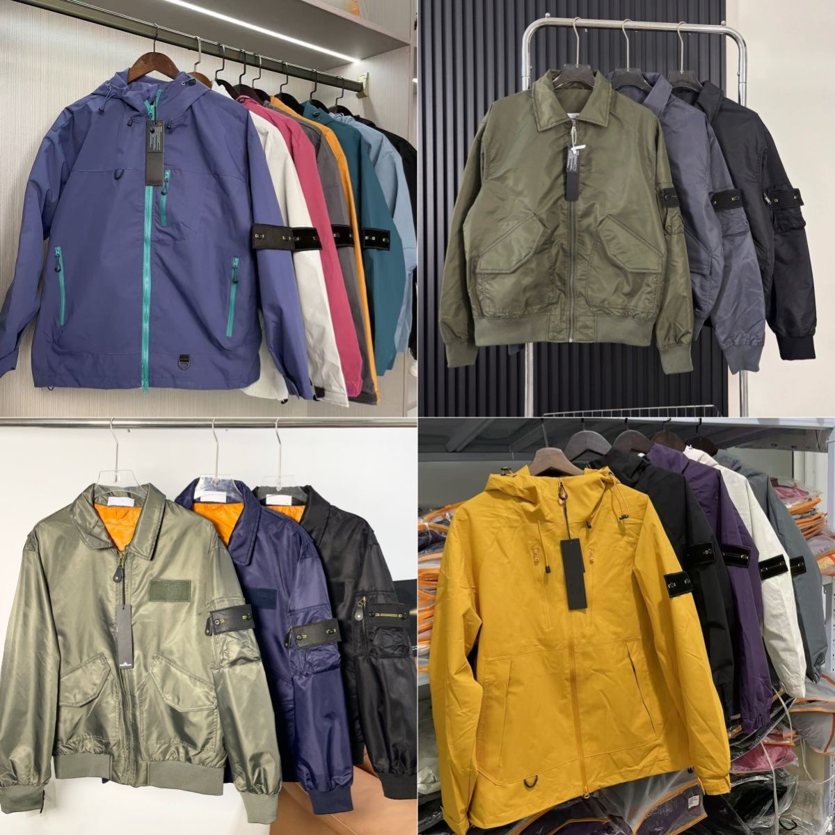 stone jacket designer jacket high quality windbreaker autumn winter new collection commuter classic unisex 2026 new arrival trendy ins style bomber