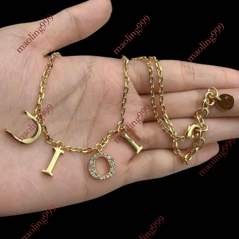 High end designer simple luxury diamonds Valentine's Day necklace charm Bracelets charming jewelry gift for women