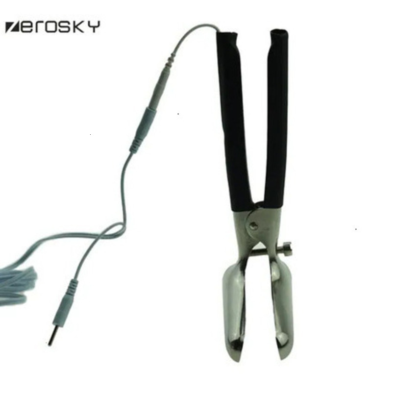 toys New Zerosky Expander Electric Shock Stainless Steel Vaginal Dilator Electro Sex Anal Speculum Awesome Themed Toys Y191112 316 451 BA08
