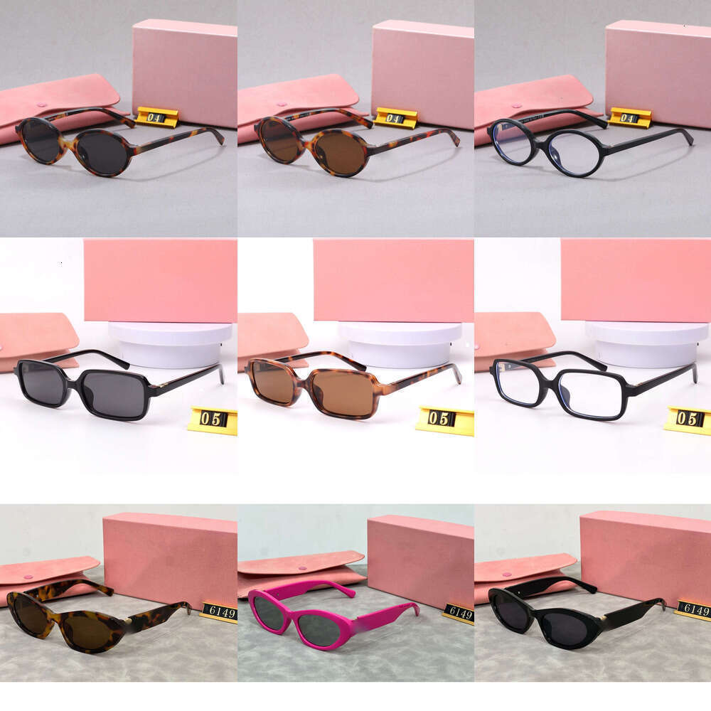 miummi Sunglasses Designer Glasses 2026 New Summer retro party Acetate Women Sunglasses Female Men Brand Designer Futuristic Weird For UV Sun Glasse