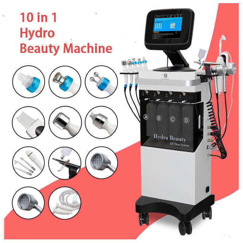 Upd Beauty Salon Use Massage Center 10 In 1 Oxygen Jet Skin Faceting Deep Cleaning Oil Control Dermabrasion Blackhead Dead Skin Remove Fine Lines Wr