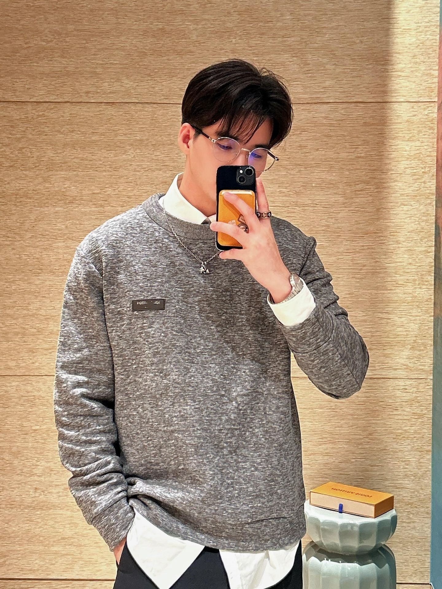 High-end version of the popular spring/autumn collection, featuring designer luxury trendy printed design, reflective elements, and a unisex casual