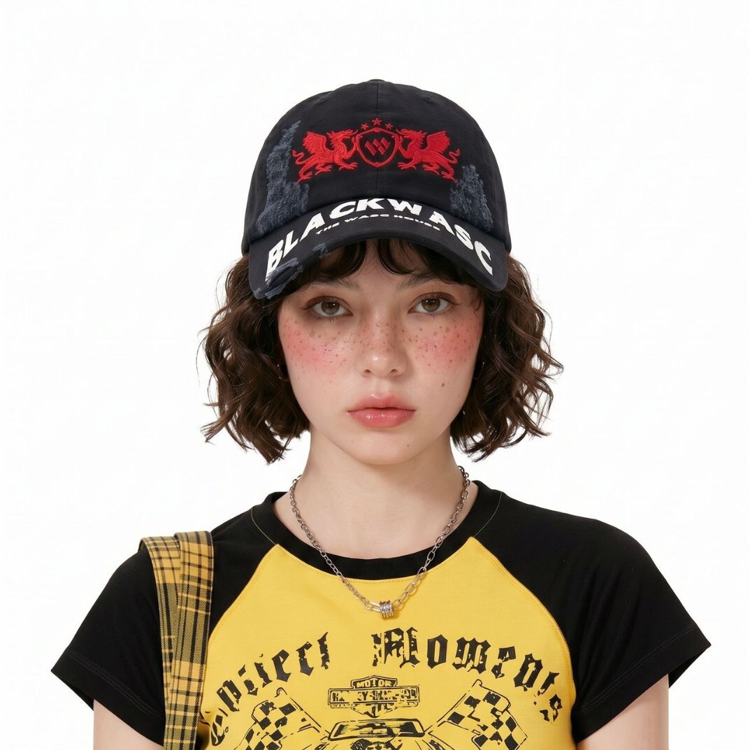 Luxury Cap Brand Designer Hat Luxury Cap Brand Designer Hat Luxury Cap Brand Designer Hat 2026 New American Retro Dragon Pattern Embroidered Basebal