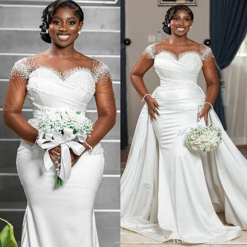 Plus Size Wedding Dress Bridal Gowns For Bride Mermaid