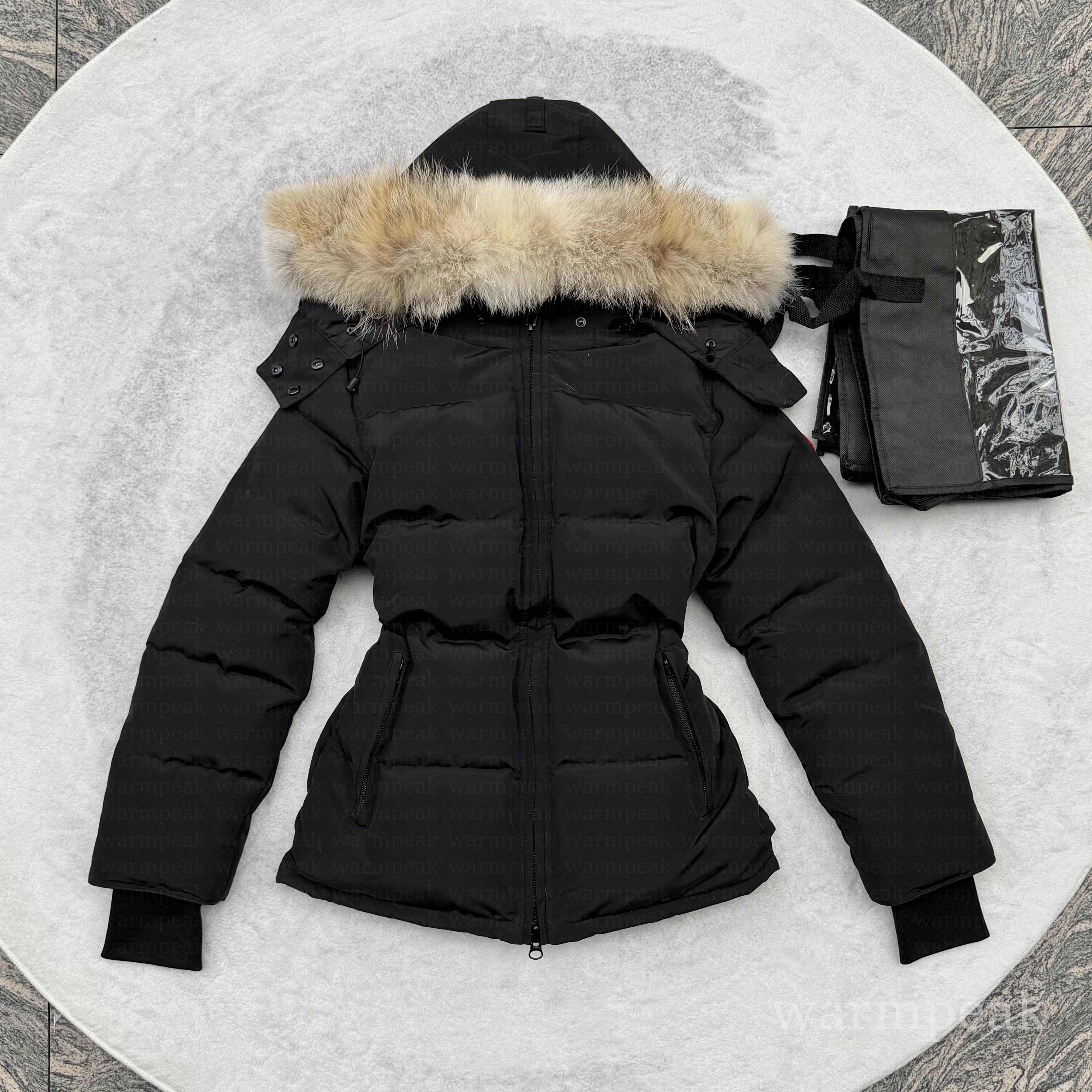 Women Puffer Jackets Designer down Jacket Winter Parka Long Coat women Large Pocket Fur Collar Wyndham Windbreaker Outerwear Luxury down jackets wit