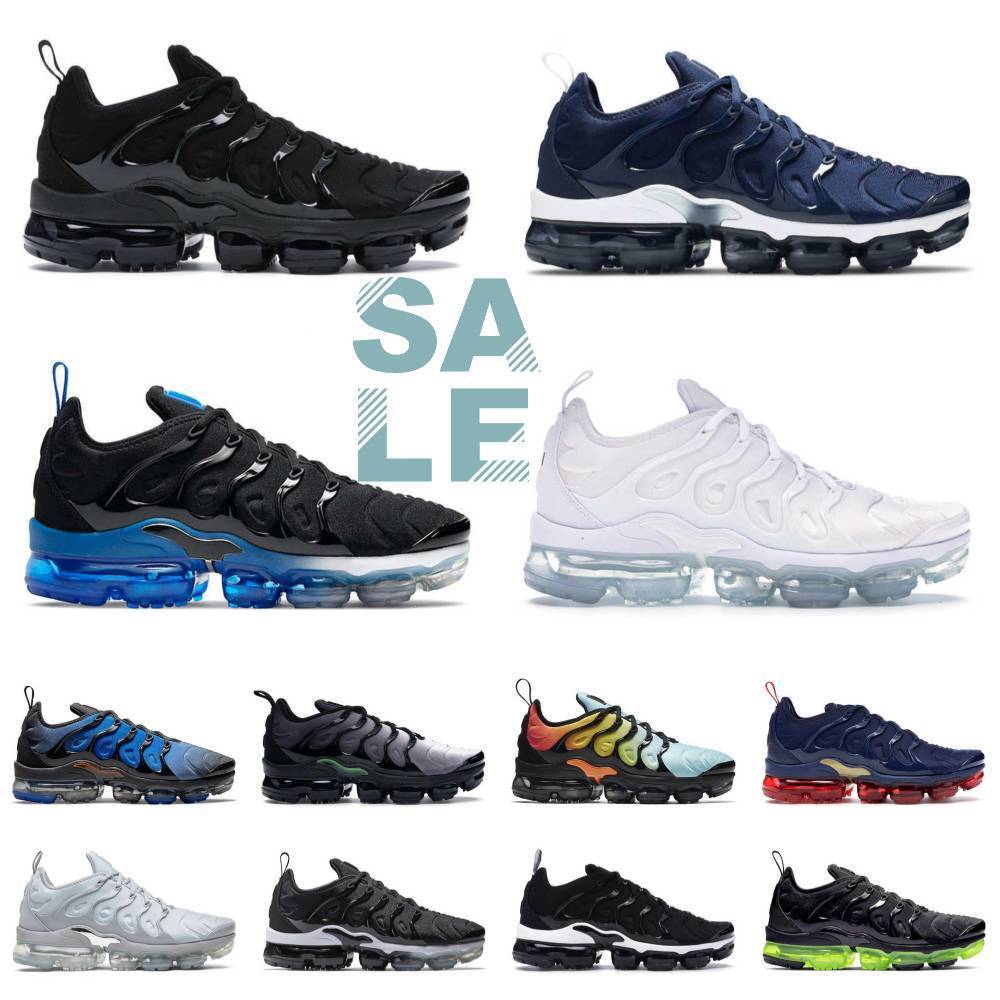 Trainers Plus Tn Sports Shoes Mens Women Tns Requin All Black Royal Wolf Grey Triple White Blue Red Midnight Navy Runners Outdoor Designer Fireberry