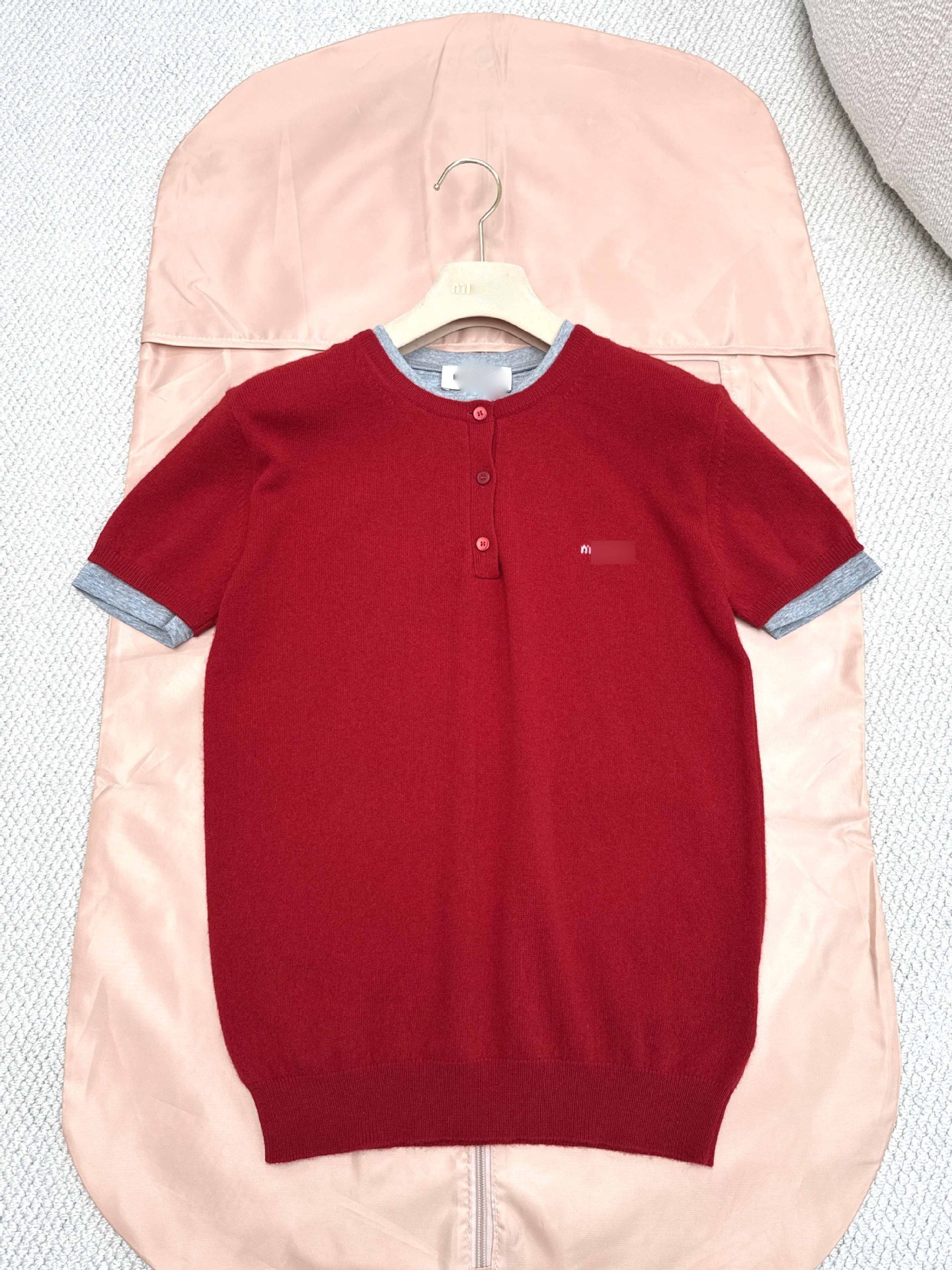 Designer Designer High-Quality, New Autumn Collection Women's Short-Sleeved Knit Sweater With A Round Neck And Letter Logo 46C3