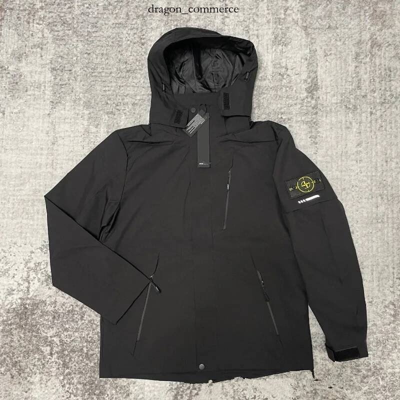 Pull Stone jacket Trendy luxury stone hooded spring and autumn workwear men's new long sleeved fashion brand waterproof topstoney jacket c8f