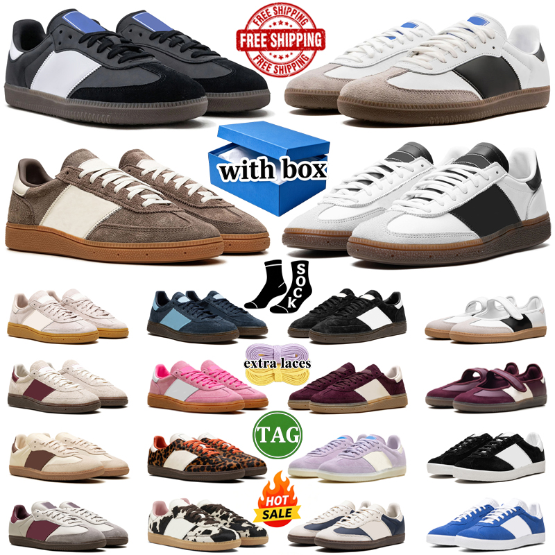 with box designer casual shoes for mens womens lightweight lace up outdoor sneakers black brown navy blue