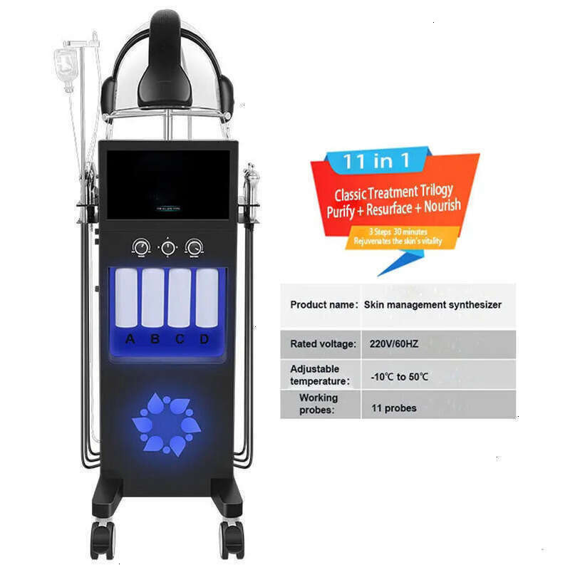 Upd New Selling 13 In 1 Beauty Dermabrasion Oxygen Jet Beauty Care Machines Deep Cleaning Skin Rejuvenation Black Head Removbal Spa Beauty device