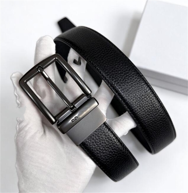 Mens Belt Leather Designer Belts for Women Letter Buckle Luxury Classic Smooth Buckle Ceinture Casual Width 3.4cm Size 95-125cm Waistband Shi1821