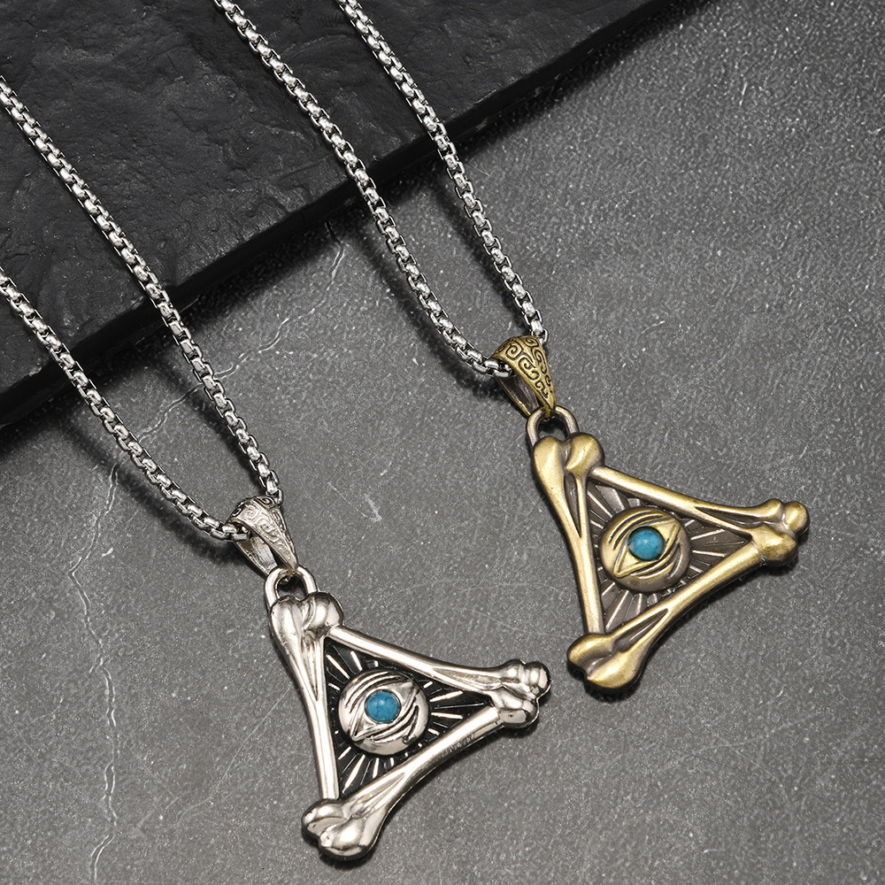 Luxury Elegant Dainty Jewelry Luxury Brand Designer Jewelry New European And American Style, Hot-Selling Stainless Steel Gold-Plated Devil Eye Trian
