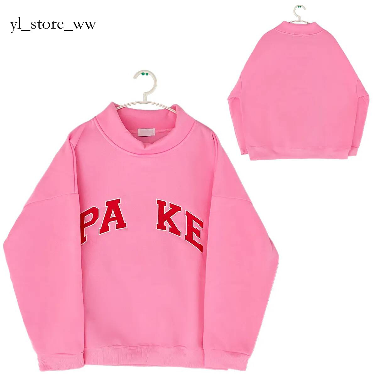 parke Hoodie round neck Designer New High Quality Contemporary Style Womens Embroideried Casual Cotton Jumpers Loose Vintage College Sparkly Long Sl