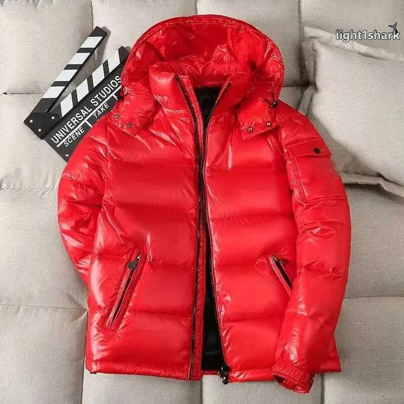 mon clerness coats Tops Thicken Outdoor Coats Mens High Quality Windproof Parka Warm Puffer Winter Hooded Shiny Casual White Duck Down monclenessity