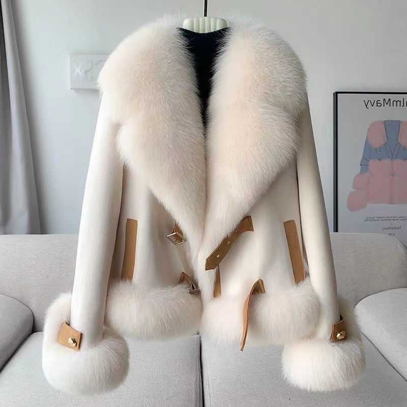 Mink End Fur Jacket 2025 New Winter Thicken Warm Elegant Fluffy Short Fur Coats Quty Fur S261016647H