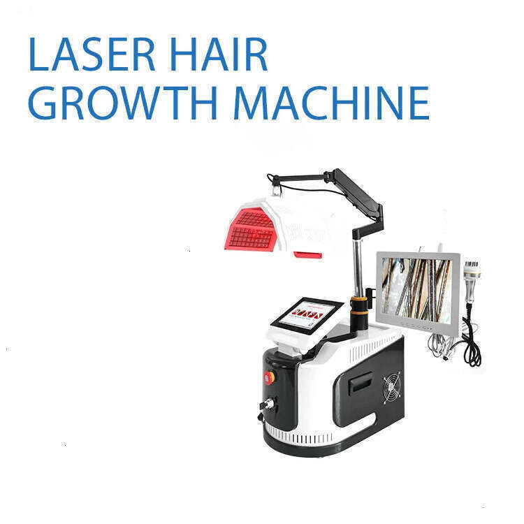 New Arrival Laser Hair Regrowth Anti-Hair Loss Treatment 650Nm Diode Laser 5 In 1 Oxygen Jet Follicle Energizing PDT + High Frequency Comb Scalp Mas