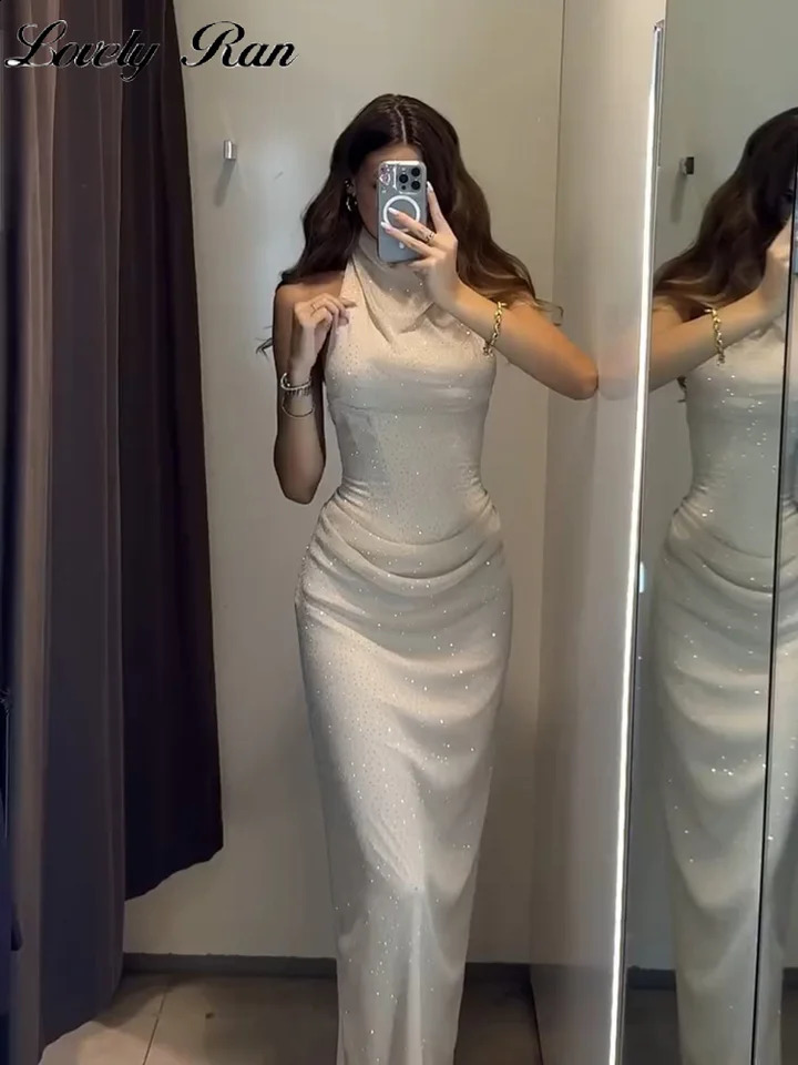 Urban Sequin Pleated Long Women's Dress Sexy Sleeveless Stand Collar Party Dresses Female 2026 Fashion Evening Robe Lady 261015