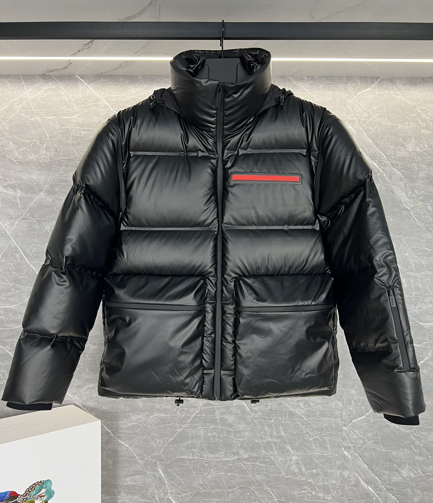 DUYOU Mens Puffer Jacket Down Jacket Unisex Puffer Coat Designer Jackets Warm Parka White duck down filling Winter Thick Fluffy Outerwear with Hood