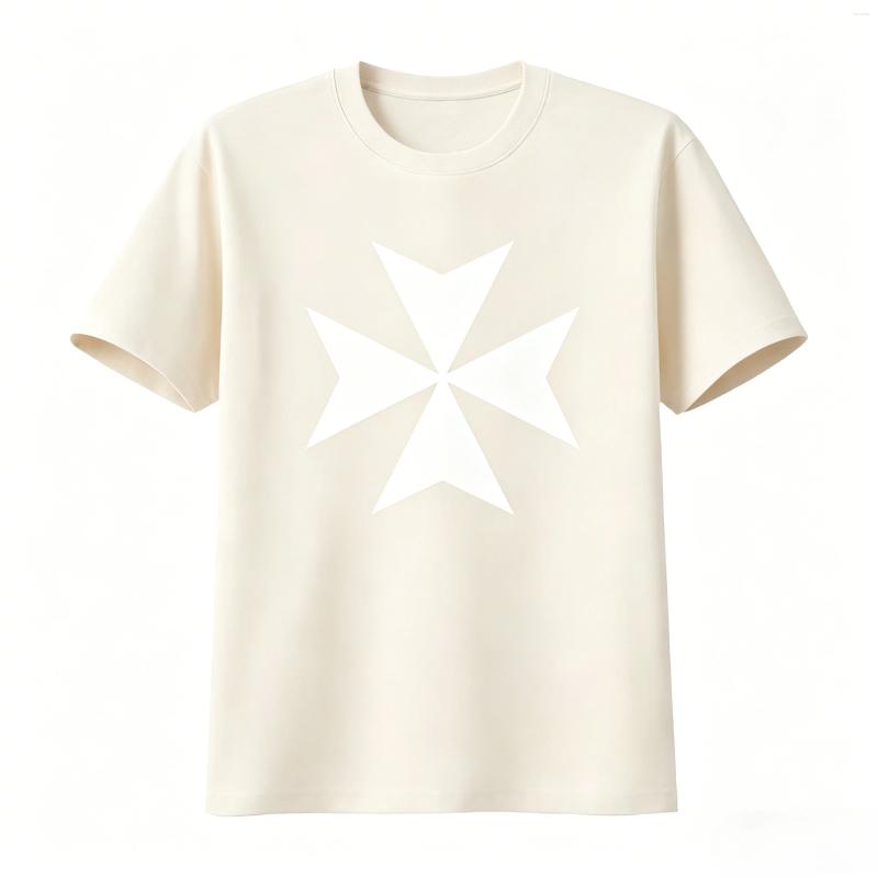 Maltese Cross T Shirt Malta Military Maltesian Ancient Amalfi Order Flag Cool Casual Men's Clothing Women 2026 Summer