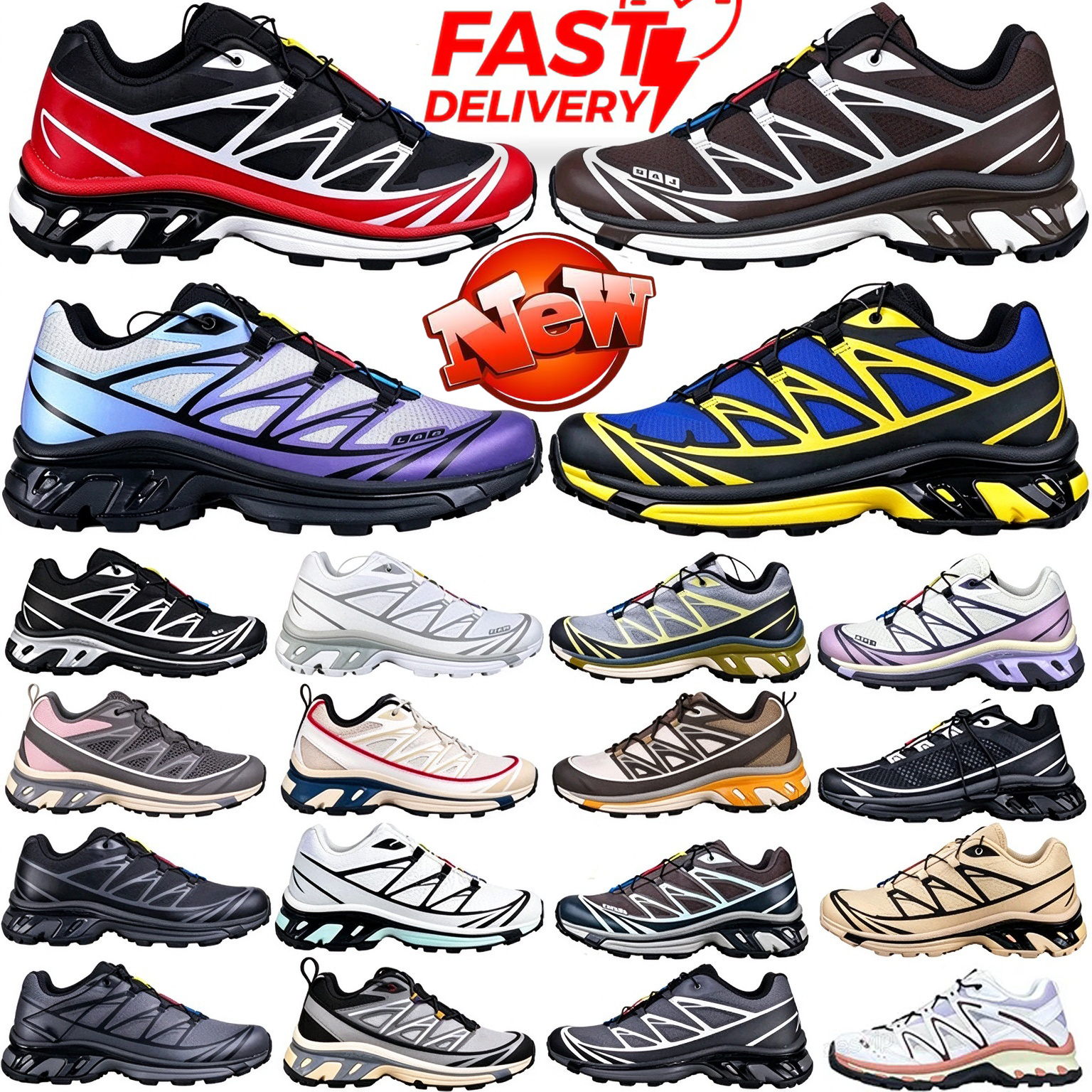 Designer Xt6 ADV Ultra Raid Trail Running Shoes monshoes xt6 For Men Women XT-6 White Lunar Rock Triple Black Quarry Bleached Sand Outdoor Sports Sn
