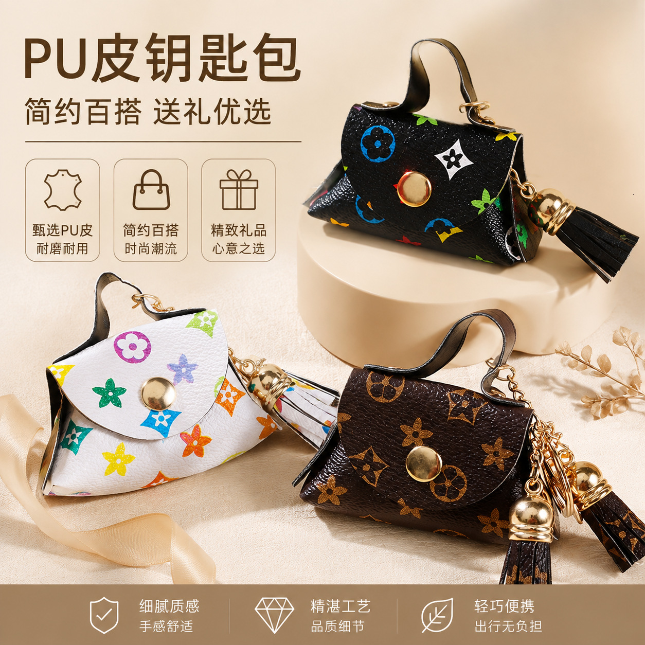 Luxury Brand Designer Bag The Perfect For Women: Stylish PU Leather Mini Coin Purse, Earphone Case, Keychain, Available In Stock And Ready To Ship A