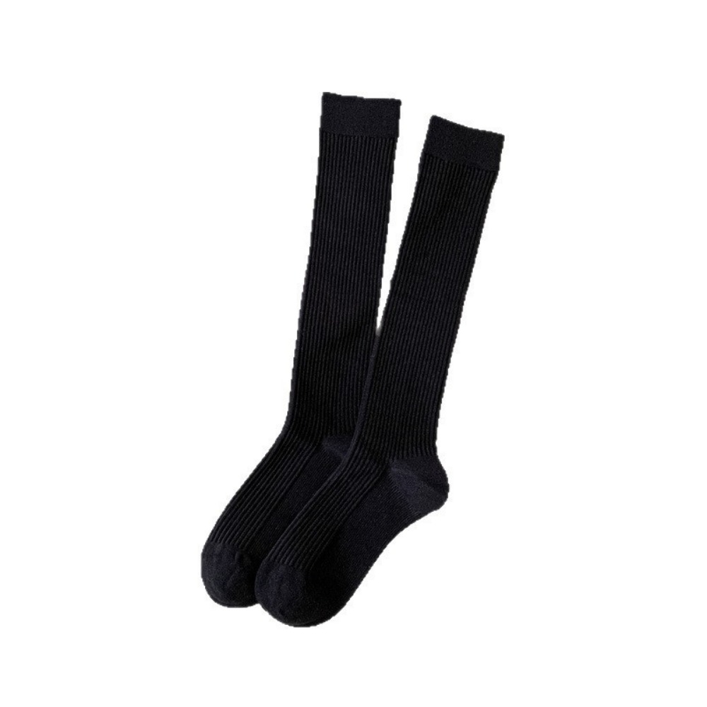 Autumn and Winter Calf Socks Women Solid Color Versatile and Thin Stockings Simple Stacking Socks