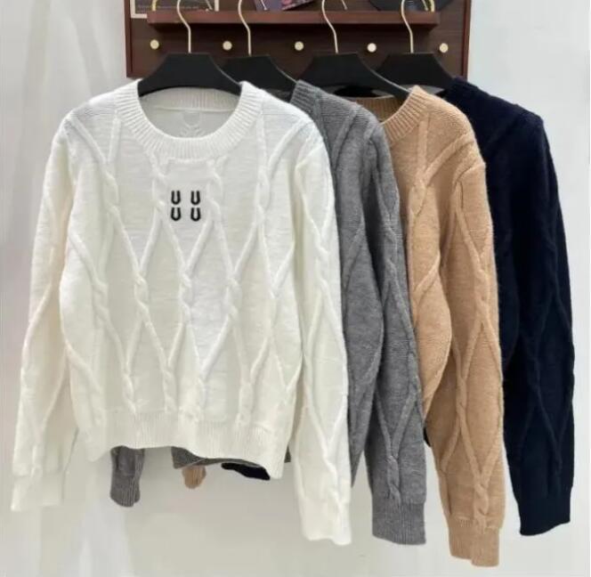 Women's Sweaters Luxury Black White pullover Printing Knitted Designer Sweater High Quality Womens clothes