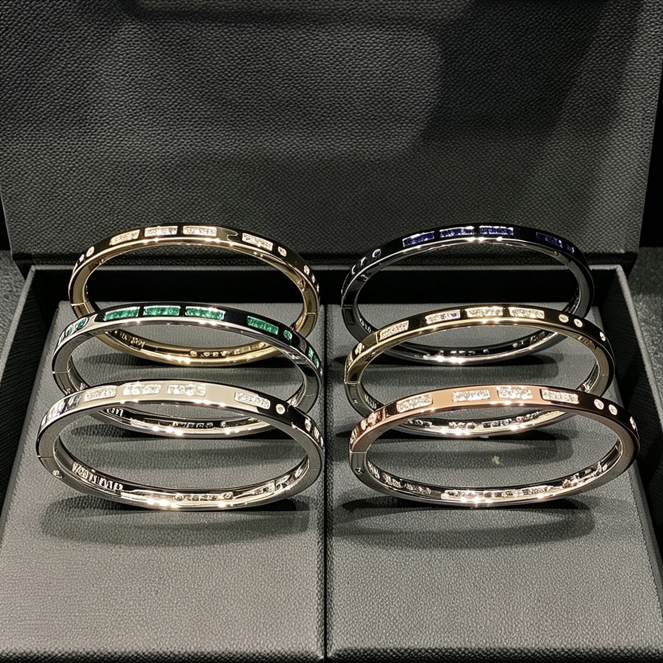 Apmmonaco Jewelry Designer Luxury Bracelet For Woman Luxe Bangle Jewelry Morse Code Bracelet V-shaped Gold Bracelet Lucky Charm Bracelet Six-pointed