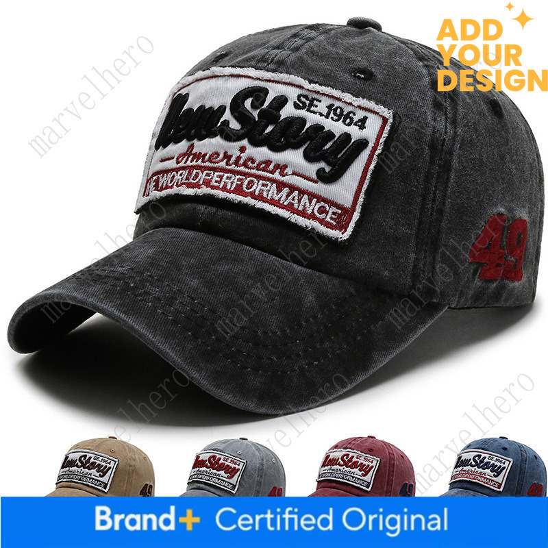 Men S Washed Cotton Cap Korean Outdoor Sun Protection Hat Casual Versatile Street Style Suitable For Spring And Autumn Sunshade Baseball Cap