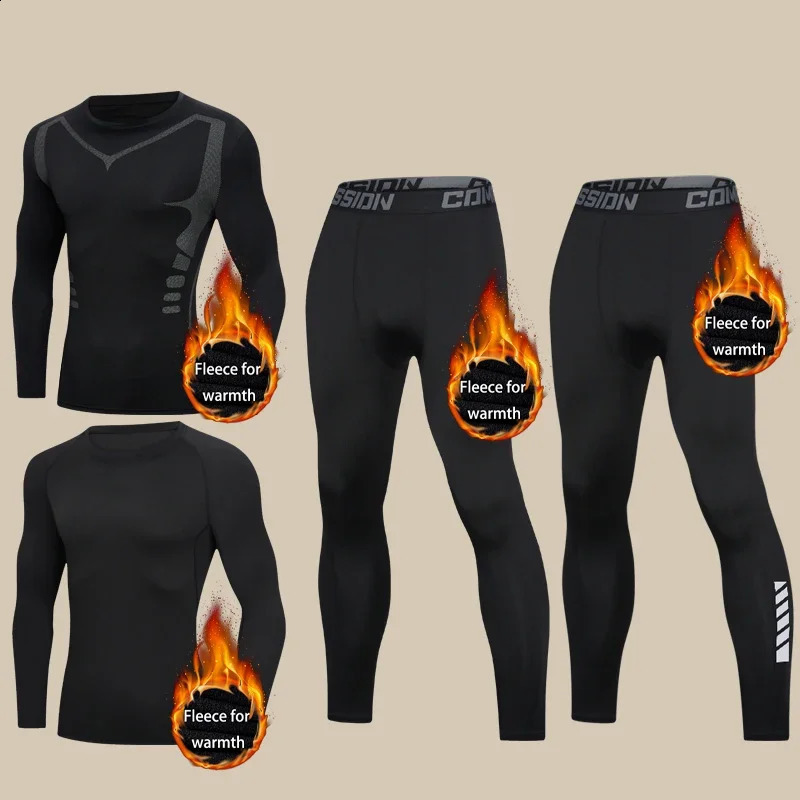 -selling men's underwear thermal set double warmth for autumn and winter comfortable for sports wear 261014