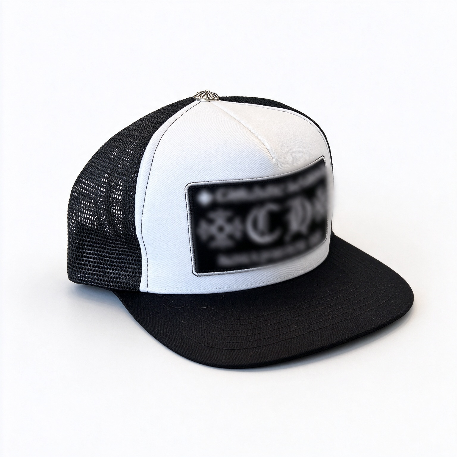 Unisex Gothic Embroidery Snapback Cap Hip Hop Streetwear Trucker Hat Adjustable Flat Brim Baseball Hat Summer Sunshade