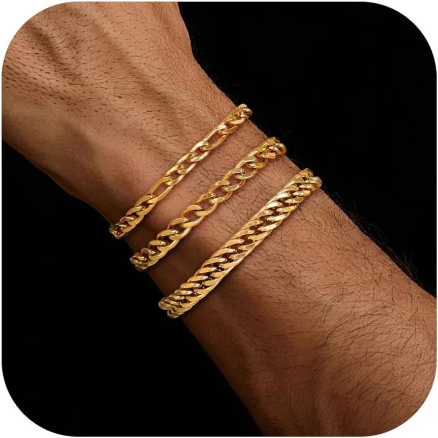 Stainless steel Cuban link anchor chain, twisted bracelet, unisex, colorfast, suitable for sales in Europe the US, with a light luxury and high-end