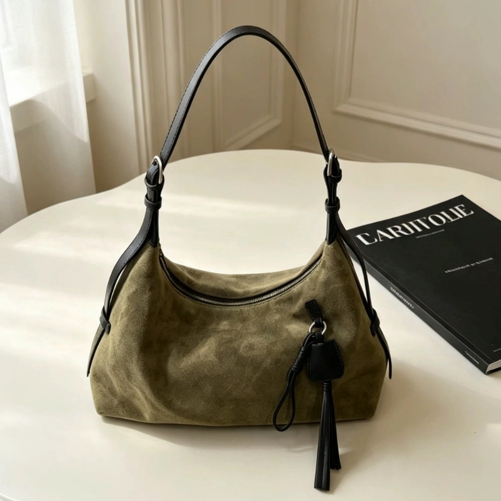 Niche Frosted Cowhide Underarms Fashion Large Capacity Commuter Versatile Single Shoulder Oblique Span Soft Leather Dumpling Bag Suotong261019