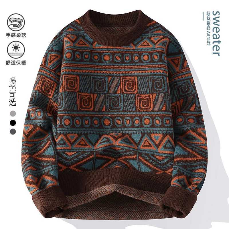 men pullovers 2026 Men's fashion winter korean style Sweaters mens warm sweater O-neck men sweaters autumn men full size M-3XL M261016