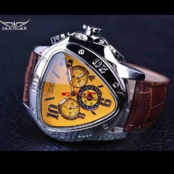 0/100M waterproof sports Quartz Analog Daily Wrist Watch Foreign Trade JARAGAR Triangle Day Date Automatic Mechanical Men's ljh515
