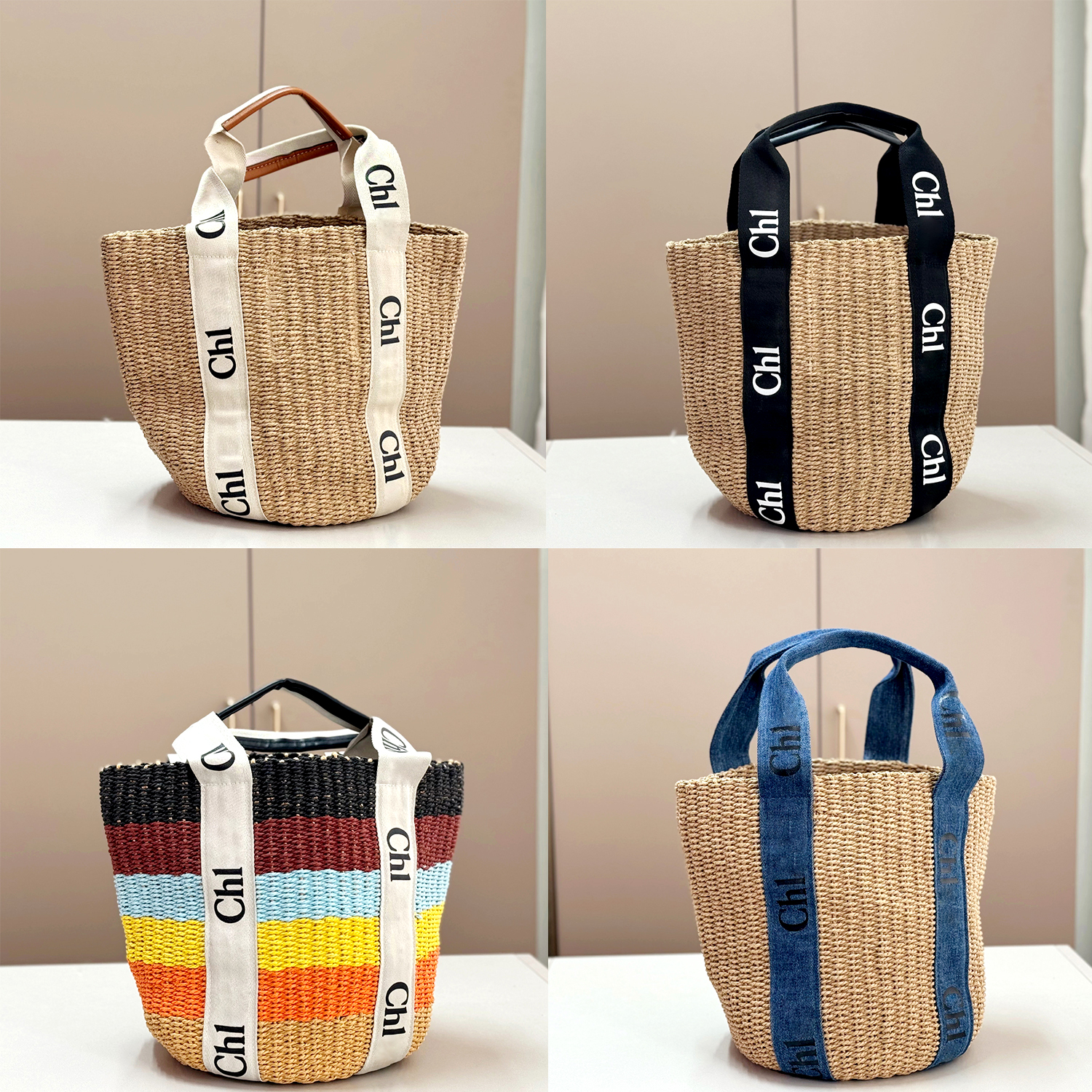Vacation Summer bags Straw Woven Tote Bucket Banana Women luxurys Designer Bags bag Outdoor travel Crochet Beach Raffias Shopper small Handbag Hobo