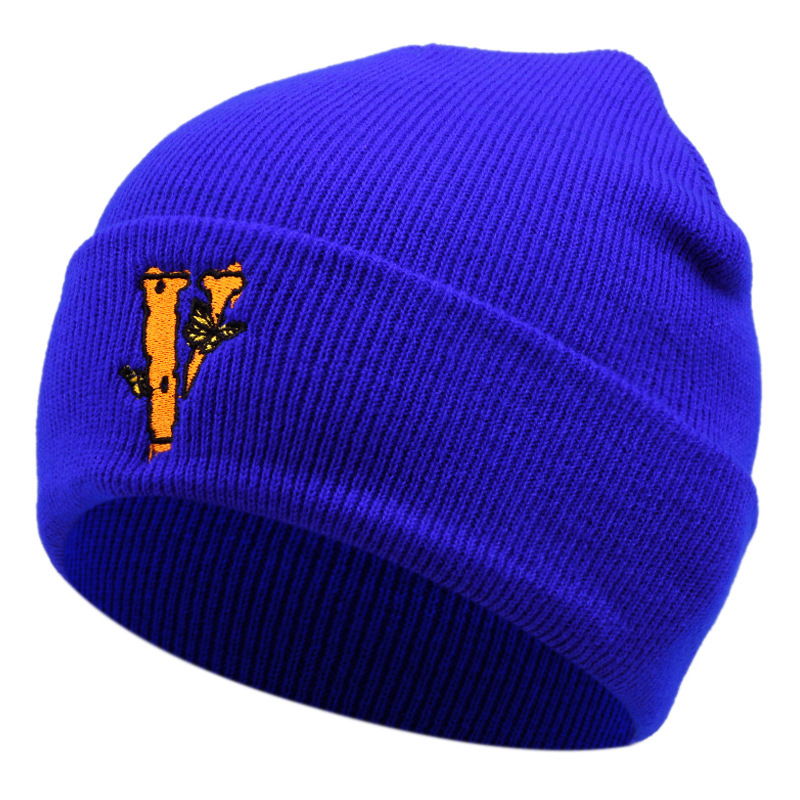 Luxury Cap Brand Designer Hat Luxury Cap Brand Designer Hat Popular Foreign Trade Item: V-Shaped Embroidered Knitted Hat, Unisex, Warm Winter, Suita